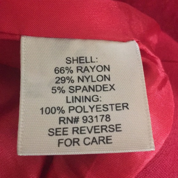 Philosophy Red Zipper Open Blazer - Picture 7 of 8